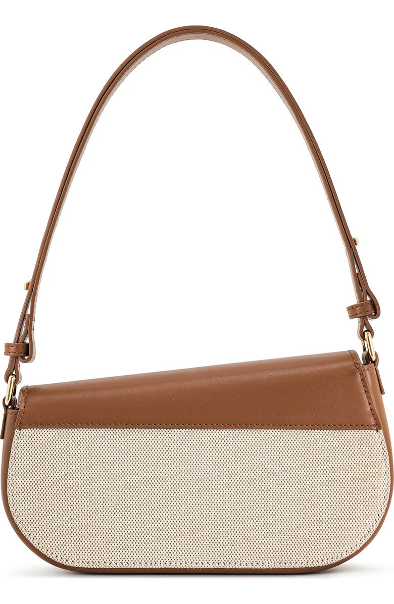 JW PEI Addisyn Canvas Shoulder Bag, Alternate, color, Brown Canvas
