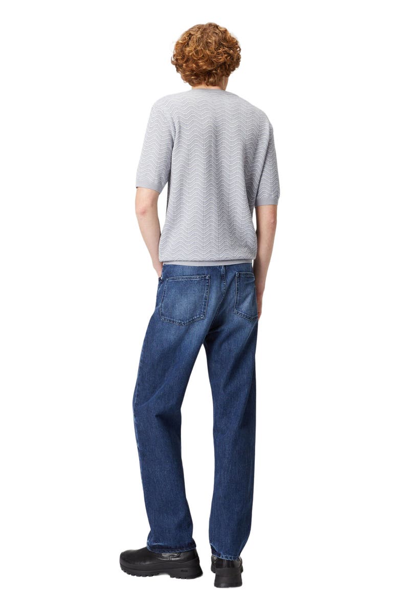 Missoni Wool And Viscose Crew-neck T-shirt With Wave Pattern, Alternate, color, Grey