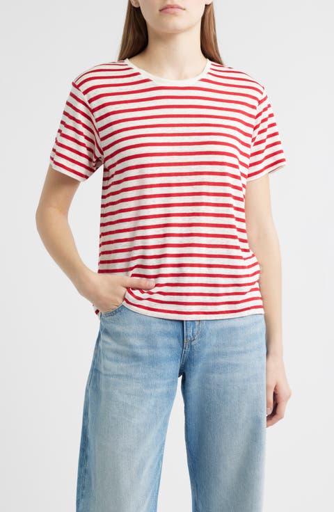 Tシャツ・カットソー Alex Mill T-shirts Red Shop Red Alex Mill Online | Nordstrom