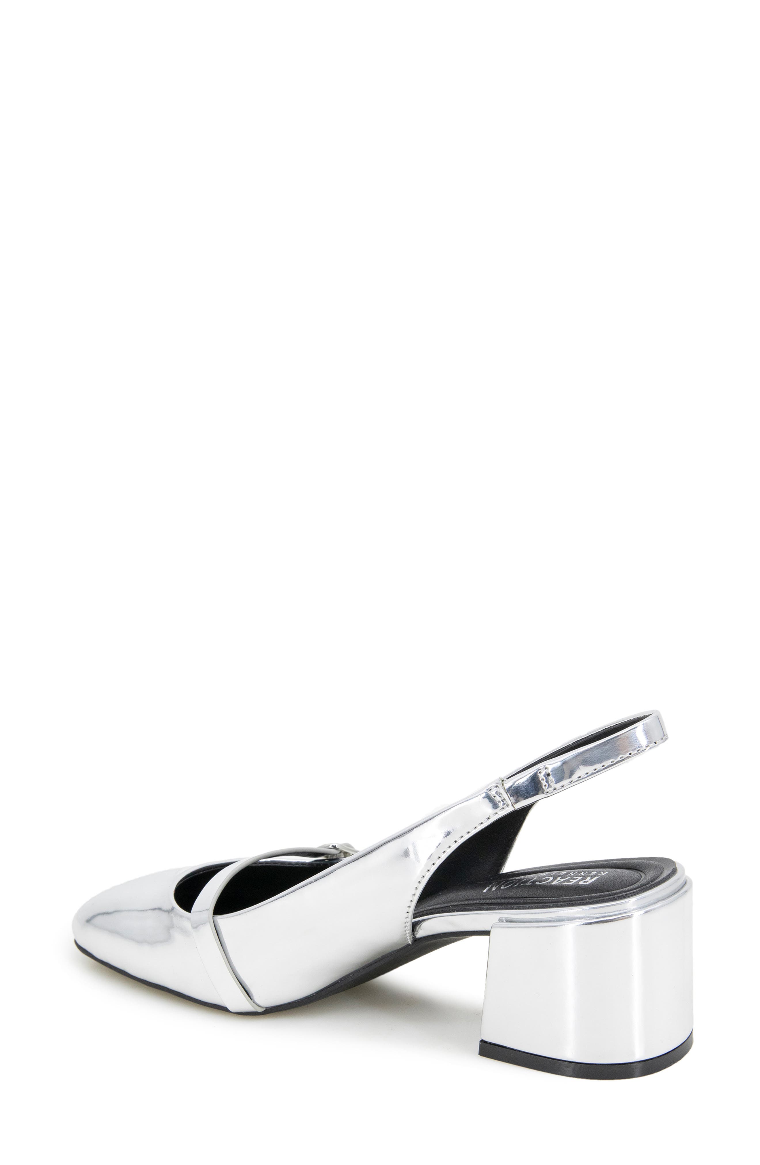 Reaction Kenneth Cole Lindy Slingback Pump, Alternate, color, Silver