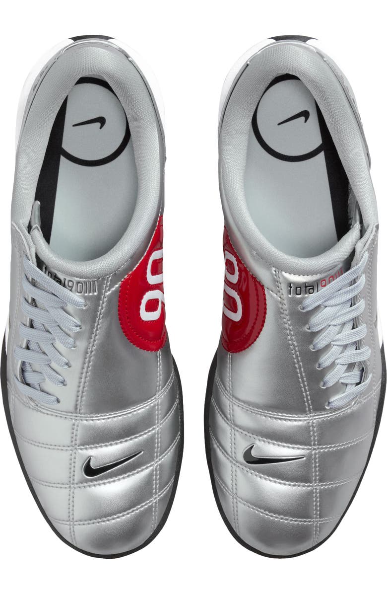 Nike Total 90 Soccer Sneaker, Alternate, color, 001 M Silv/Black