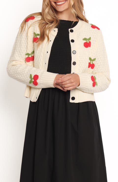 Trudie Cherry Cardigan