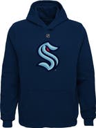 Outerstuff Youth Deep Sea Blue Seattle Kraken Primary Logo Pullover Hoodie