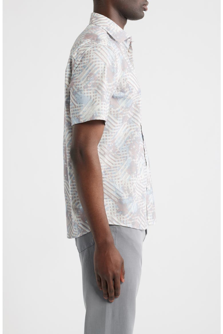 Adler Button-Up Shirt, Alternate, color, SHADOW CORAL