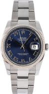 Pre-Owned Rolex Oyster Perpetual Datejust Automatic Watch Stainless Steel and White Gold 36