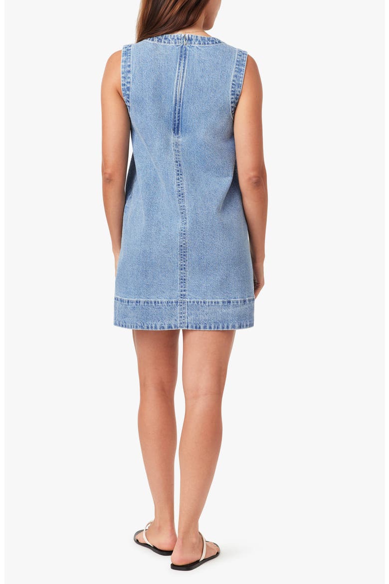 Micro Studded Denim Minidress, Alternate, color, BLUE BELL