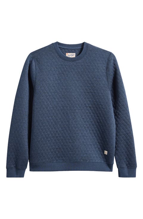 Corbet Lightweight Diamond Quilted Sweatshirt