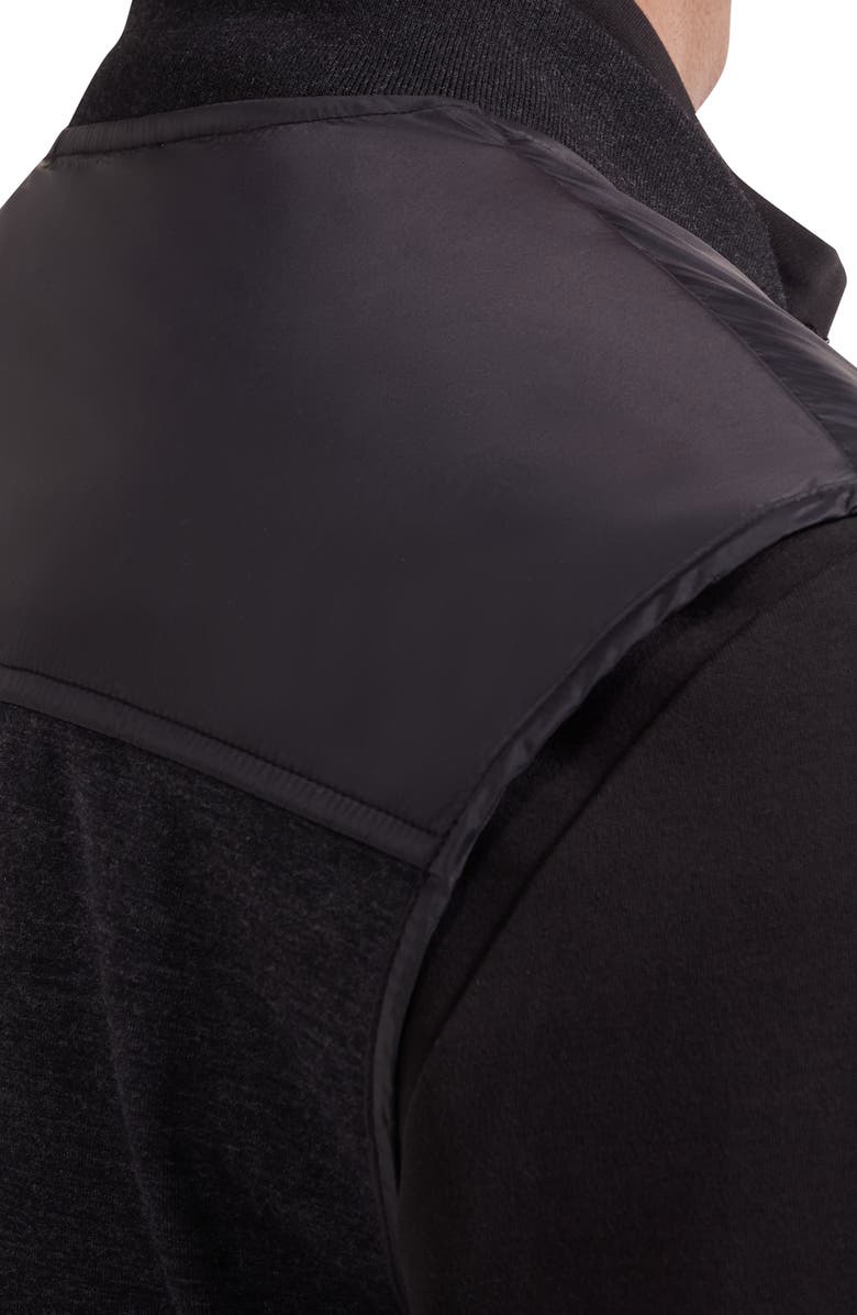 Bugatchi Soft Touch Knit Vest, Alternate, color, Black
