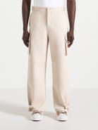 Manière De Voir Mathis Twill Signature Wide Leg Cargo Trousers