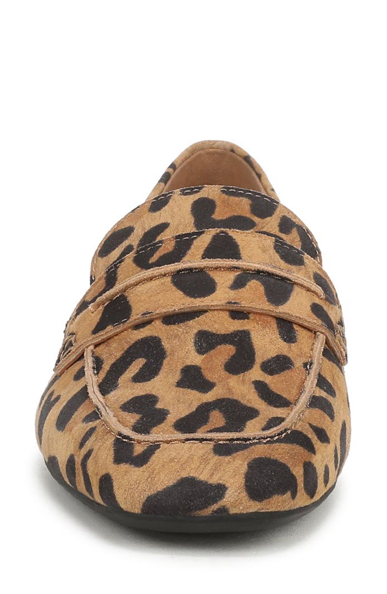 Henley Penny Loafer, Alternate, color, TAN LEOPARD SUEDE