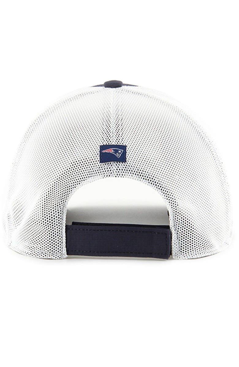 '47 Men's '47 Navy New England Patriots Burgess Trucker Adjustable Hat, Alternate, color,