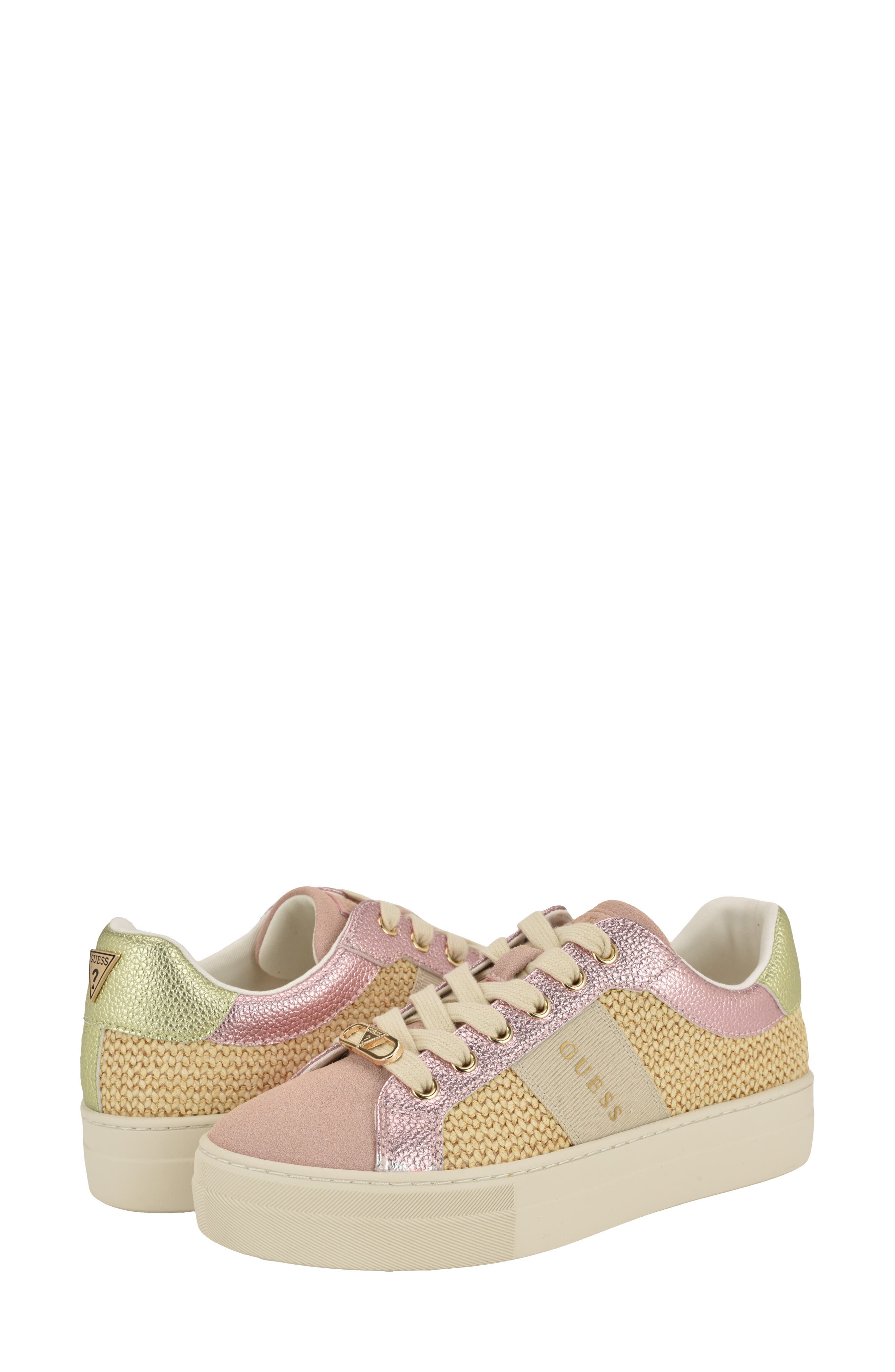 GUESS <p>Prym Sneaker (Women)</p>, Alternate, color, Light Pink