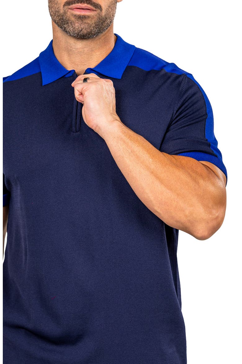 Marthy Blue Polo, Alternate, color, BLUE