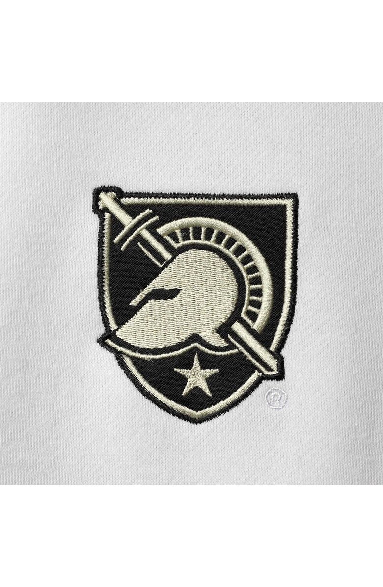 COLOSSEUM Men's Colosseum White Army Black Knights Tortugas Logo Quarter-Zip Jacket, Alternate, color, White