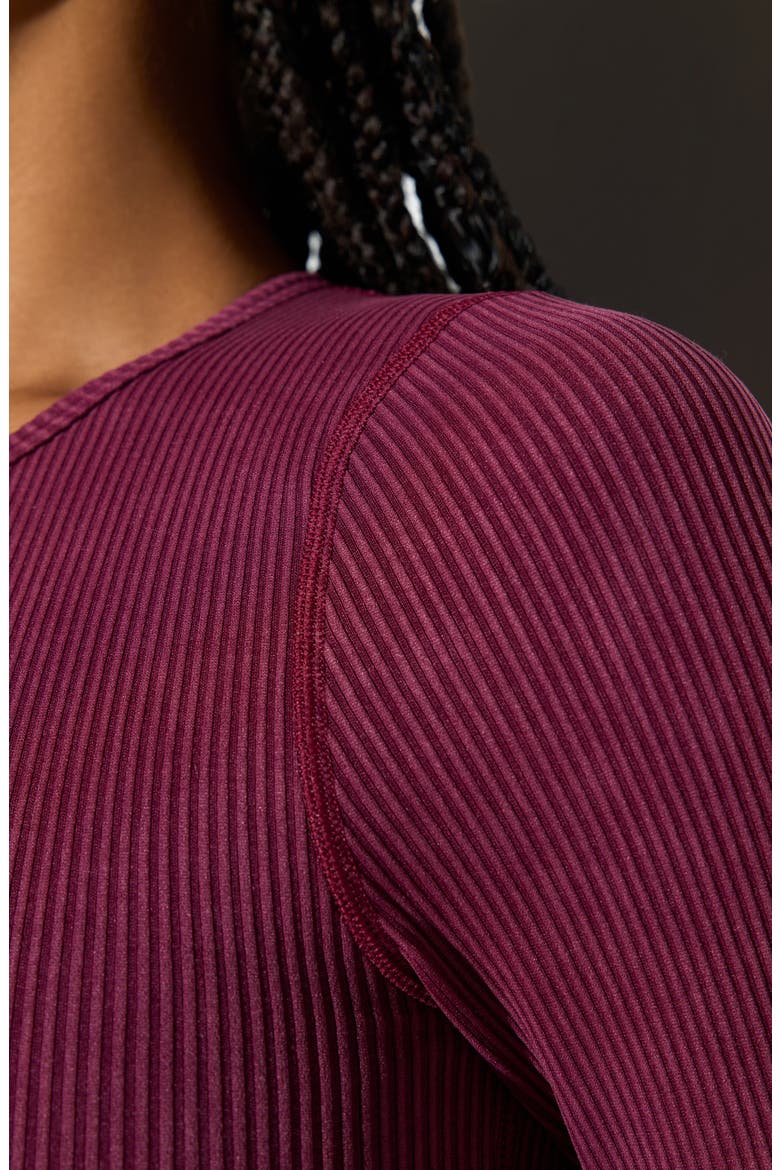 Liberty Mineral Wash Rib Crop Top, Alternate, color, DARK DAHLIA
