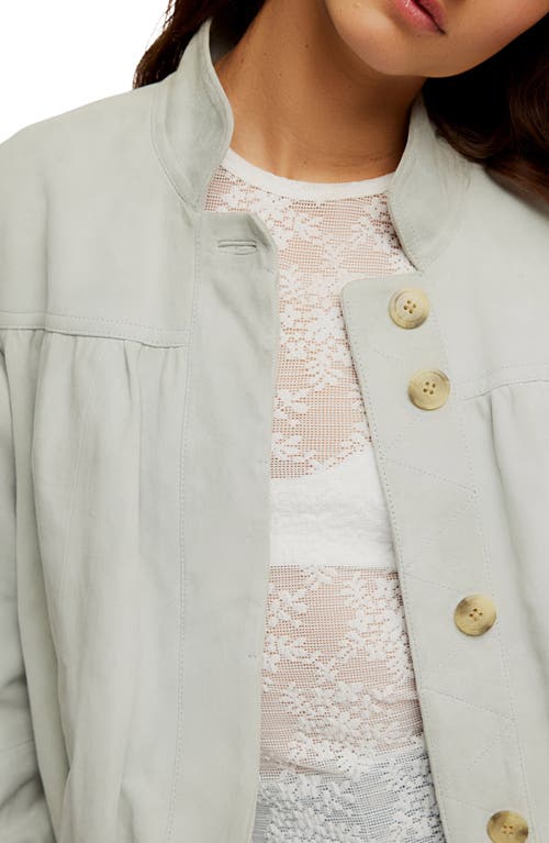 Free People Nimbus Suede Jacket In Multi