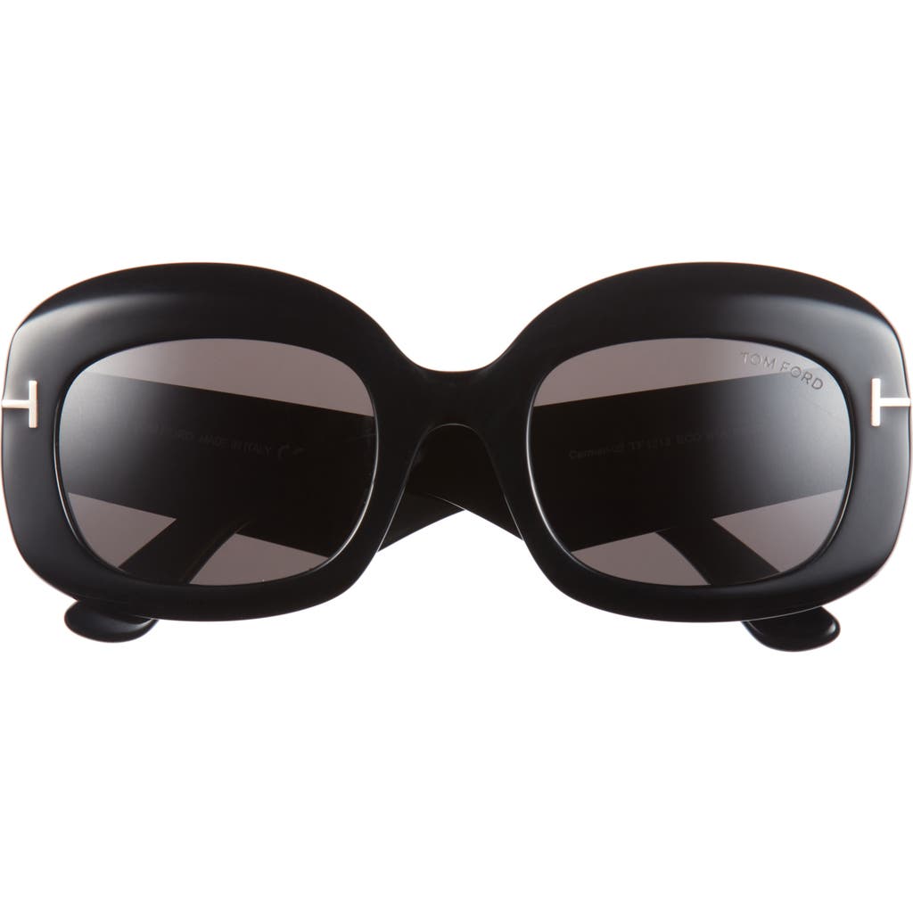 Tom Ford 53mm Square Sunglasses In Black