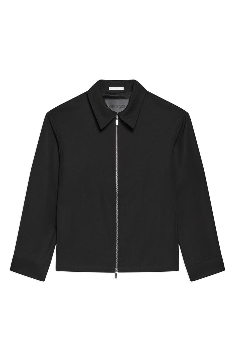 Helmut Lang Wool Gabardine Jacket, Alternate, color, Black