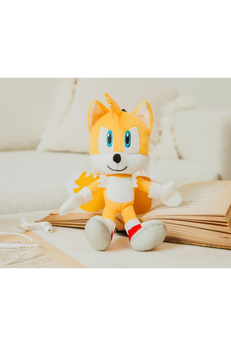 Sonic the Hedgehog 8-Inch Character Plush Toy | Tails, Alternate, color, Yellow