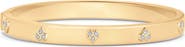 Sara Weinstock Honey Comb Heart Diamond Bangle Bracelet