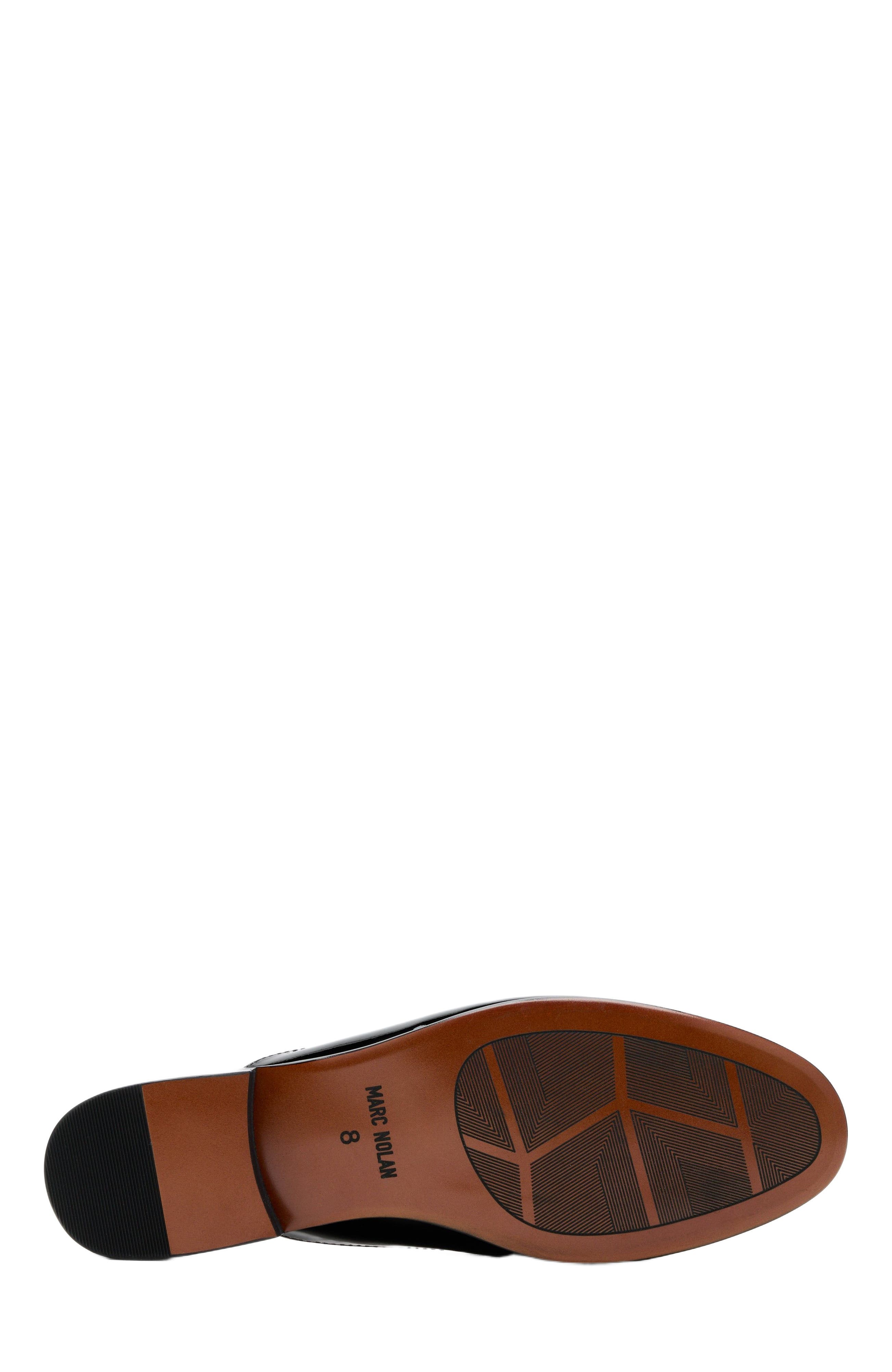 Ms. Del Sol Loafer Mule, Alternate, color, Black/White Patent