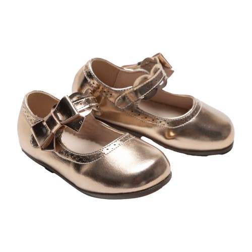 Tulleen Ribbon Banded Flats In Champagne