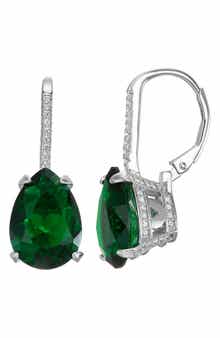 FZN Simulated Stone Drop Earrings