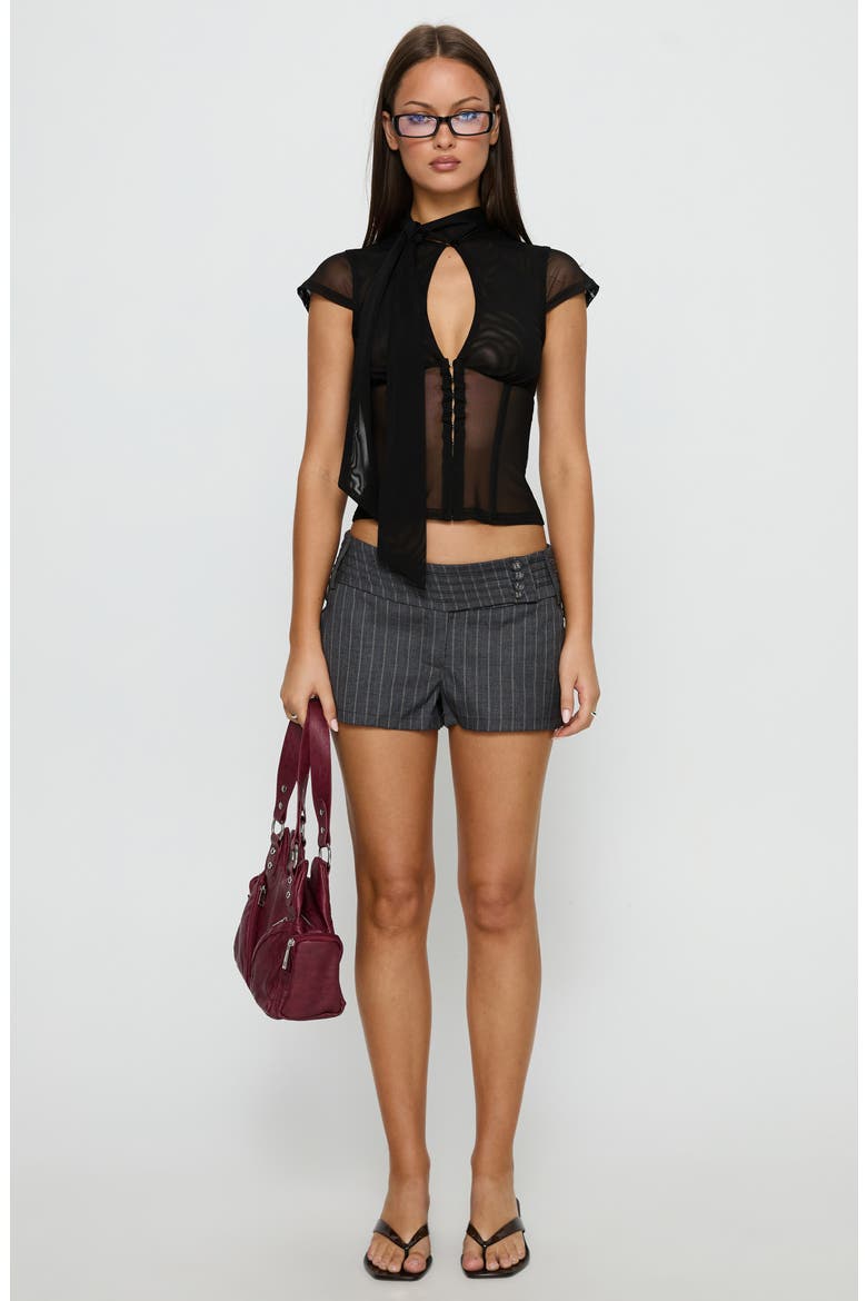 Anistasia Mesh Corset Top, Alternate, color, BLACK