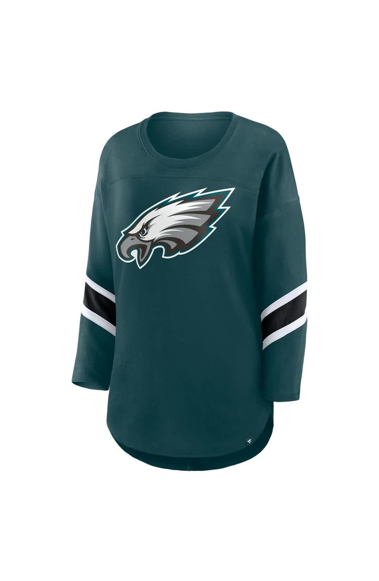 FANATICS Women's Fanatics  Green Philadelphia Eagles Redzone 3/4-Sleeve T-Shirt, Alternate, color, Green