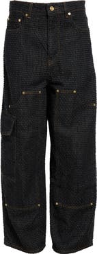Ganni Fluffy Carpenter Jeans | Nordstrom Ganni Fluffy Carpenter Jeans | Nordstrom