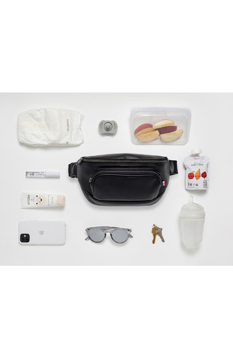 Kibou Faux Leather Diaper Belt Bag, Alternate, color,