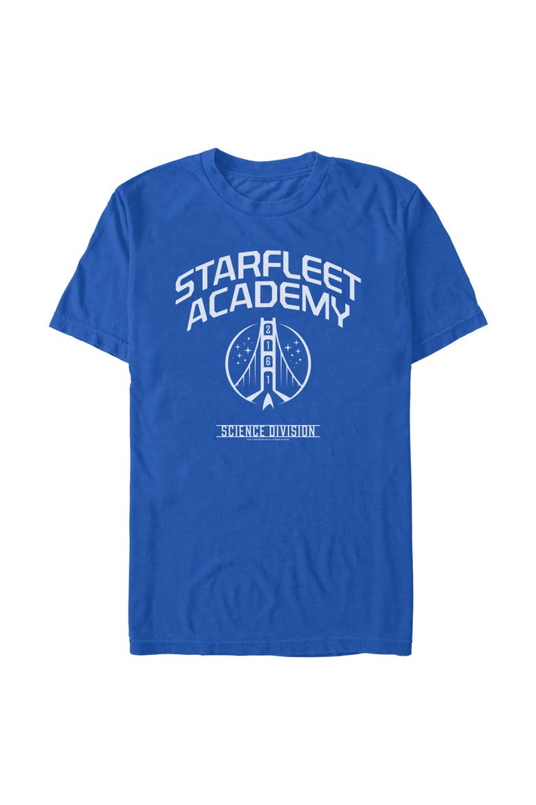 Mens Star Trek The Original Series Science Division Badge T Shirt, Main, color, Royal Blue