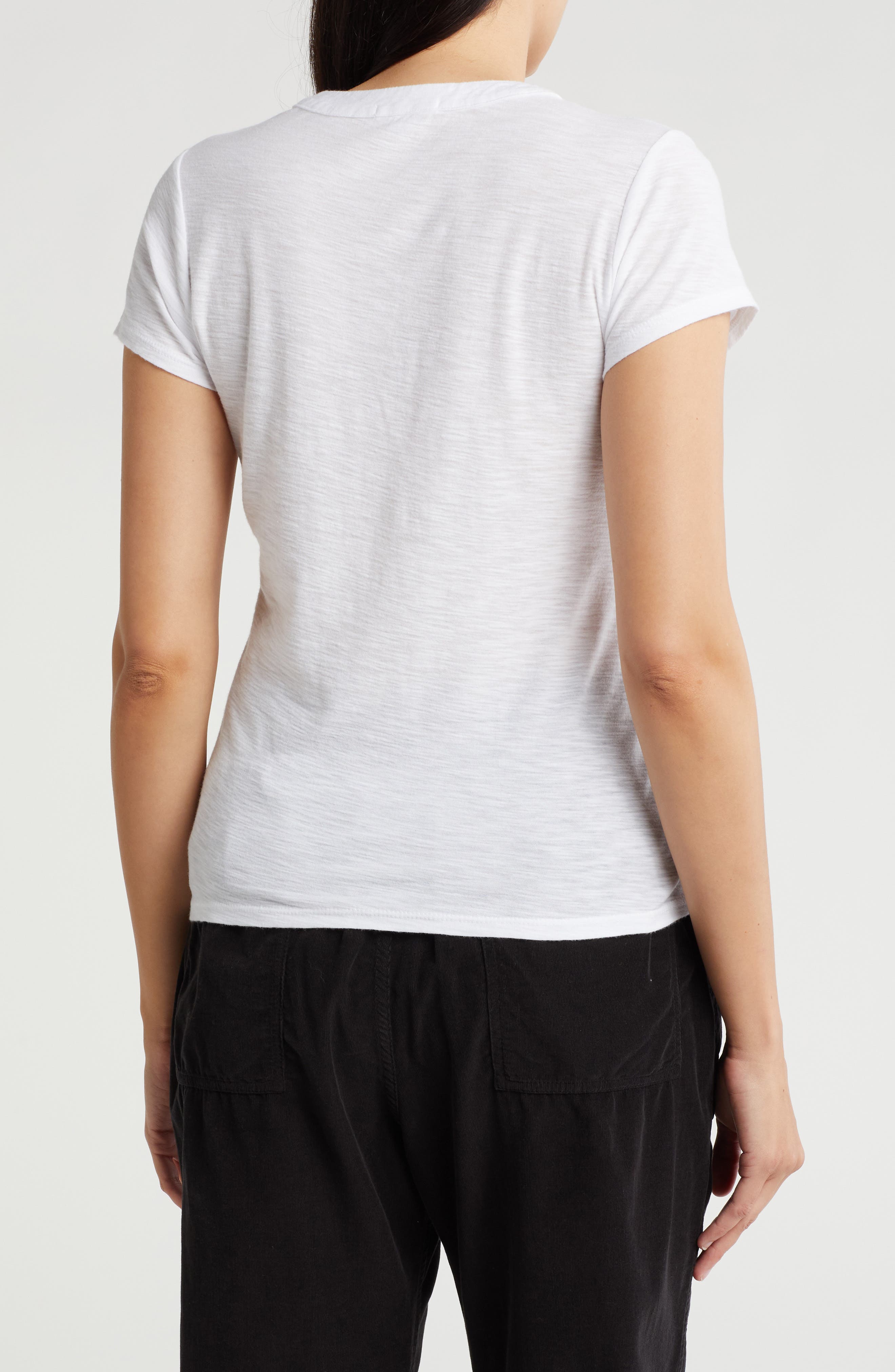 V-Neck Cotton Blend Henley - image 4