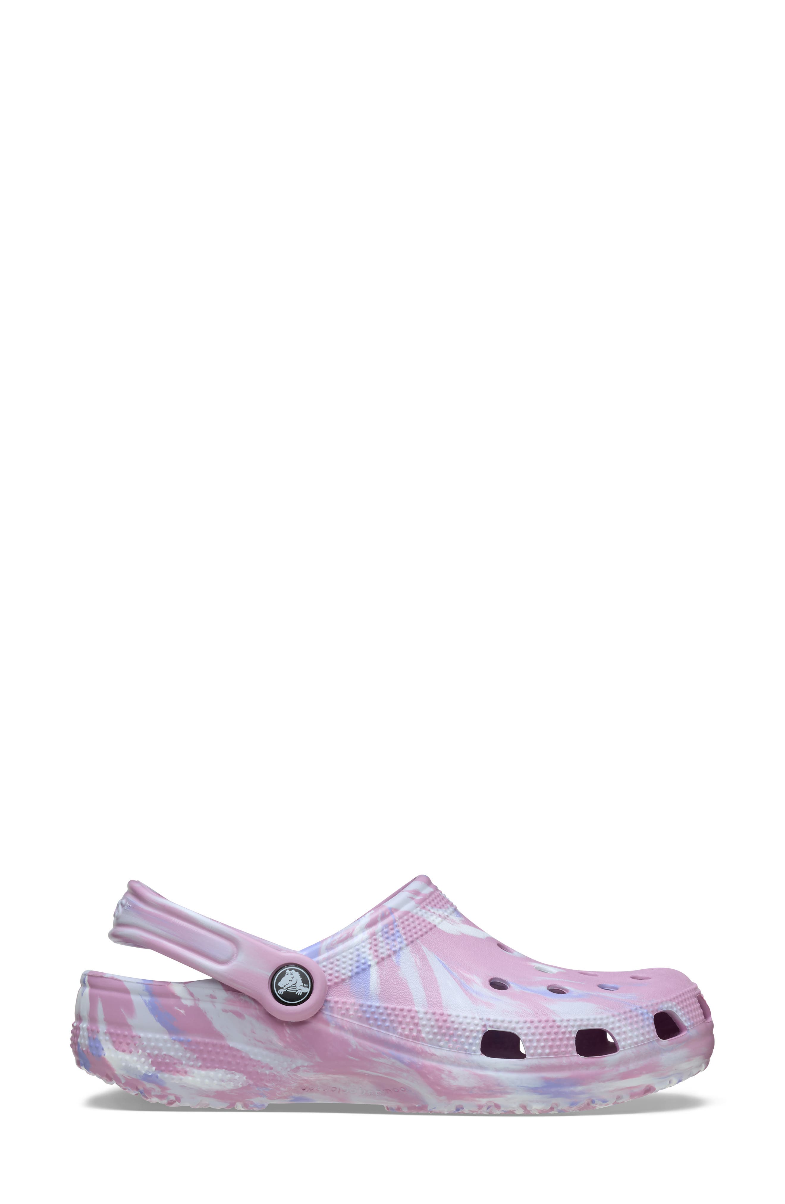 Classic Marbled Clog, Alternate, color, HYDRANGEA/ MULTI