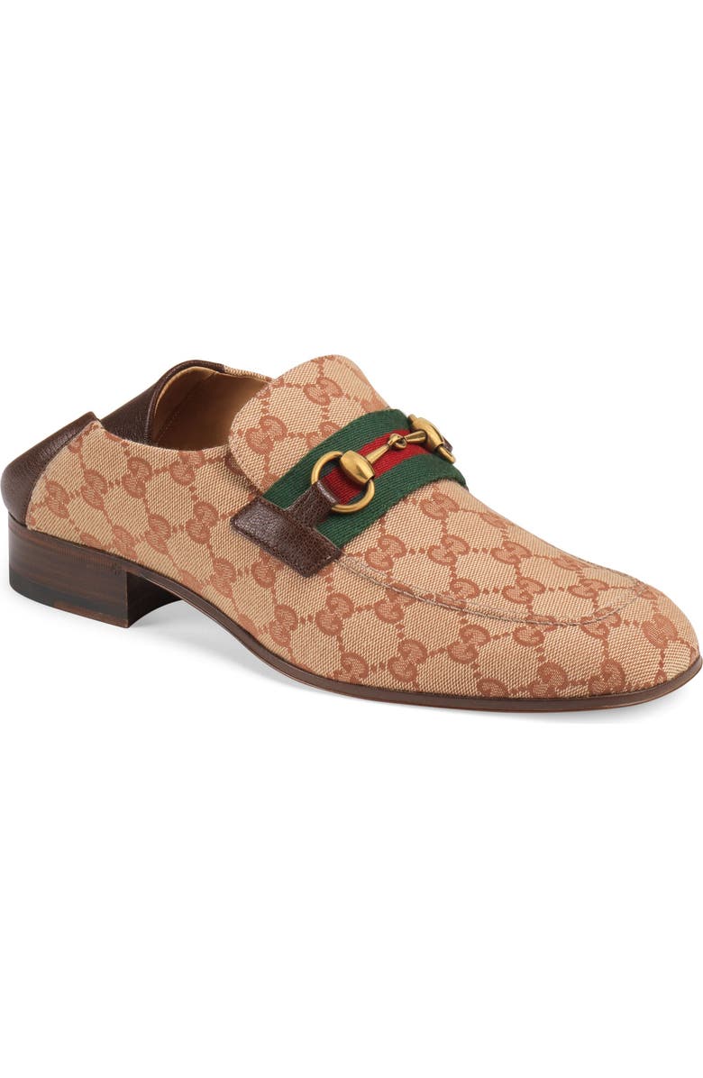 Gucci Horsebit Collapsible Leather Loafer, Main, color,
