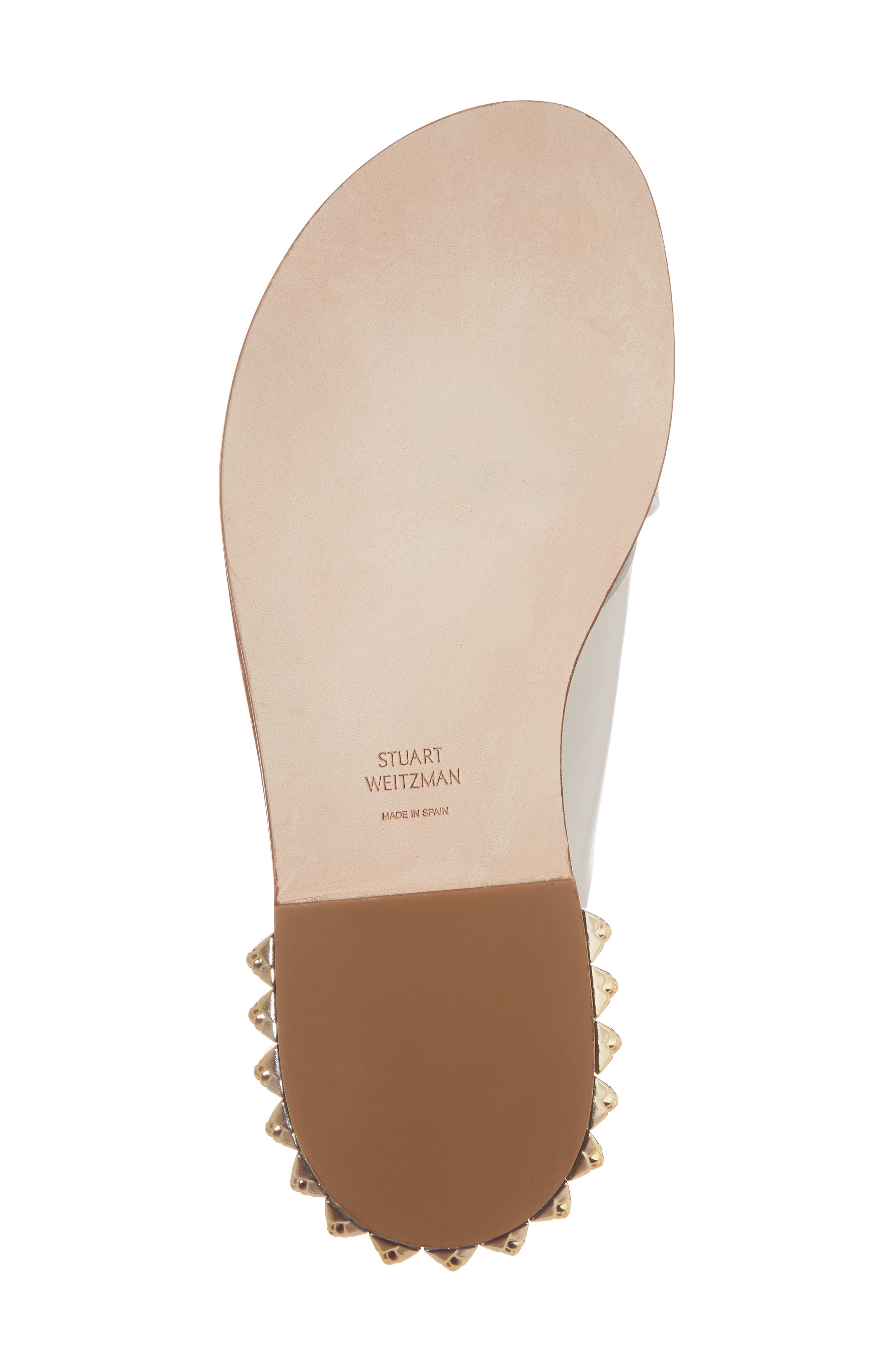 Stuart Weitzman Rockrose Studded Slide Sandal, Alternate, color, 