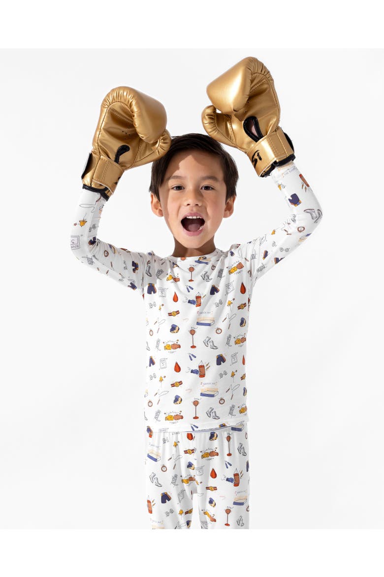 Kids' Boxing Set of 2 Piece Pajamas, Alternate, color, Boxing