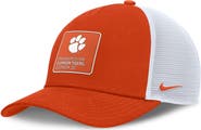Nike Men's Nike  Orange/White Clemson Tigers 2025 On-Field Rise Engineered Trucker Adjustable Hat