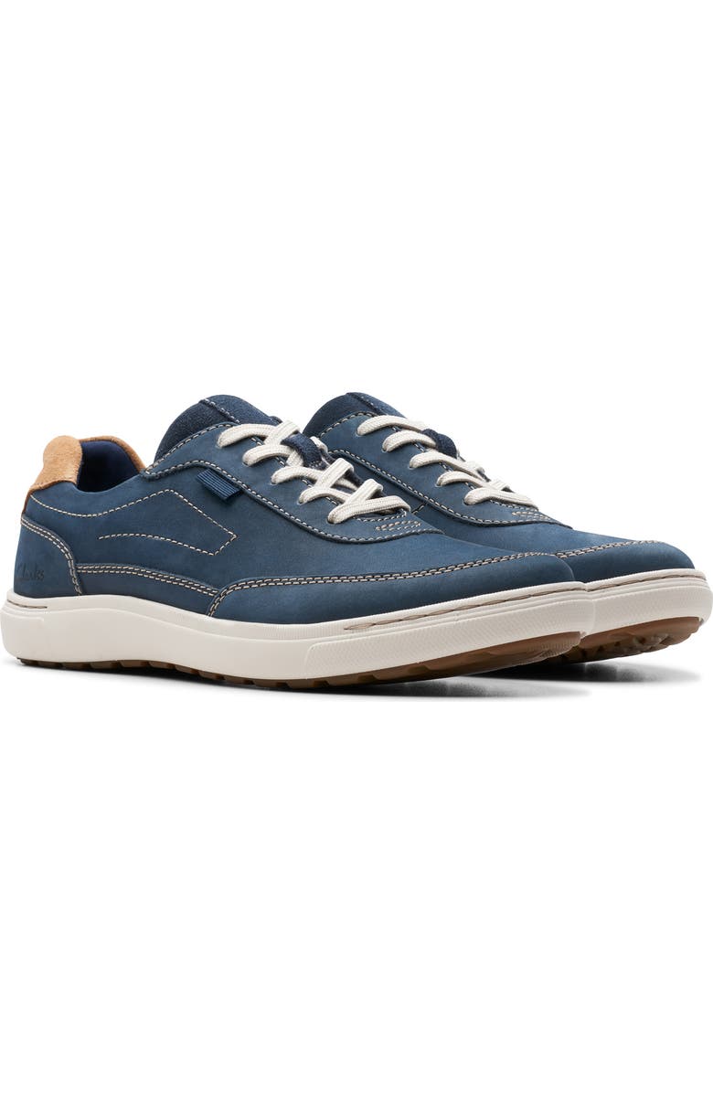 Clarks<sup>®</sup> Mapstone Trail Sneaker, Alternate, color, Navy Nubuck
