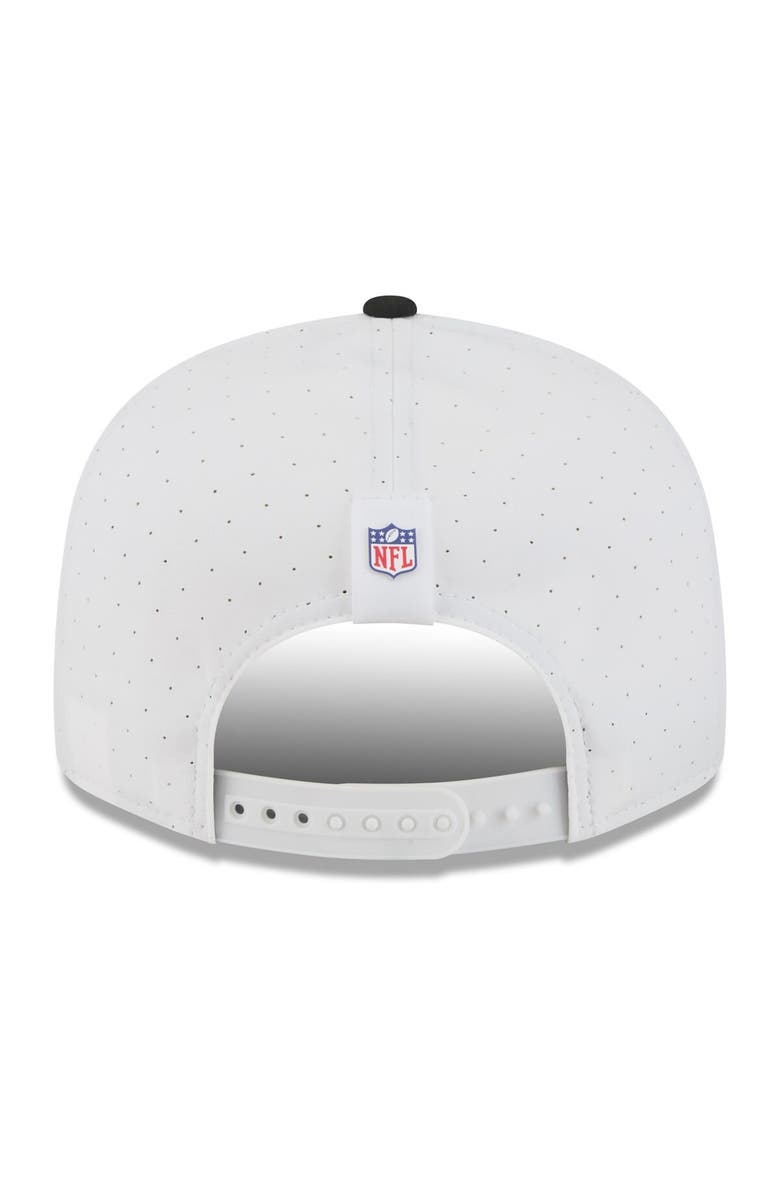 New Era Men's New Era  White/Black New Orleans Saints 2025 NFL Training Camp Split Panel 9FIFTY Snapback Hat, Alternate, color, 