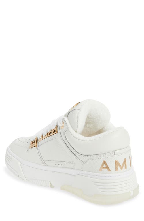 Amiri White Metallic Ma-1 Sneakers