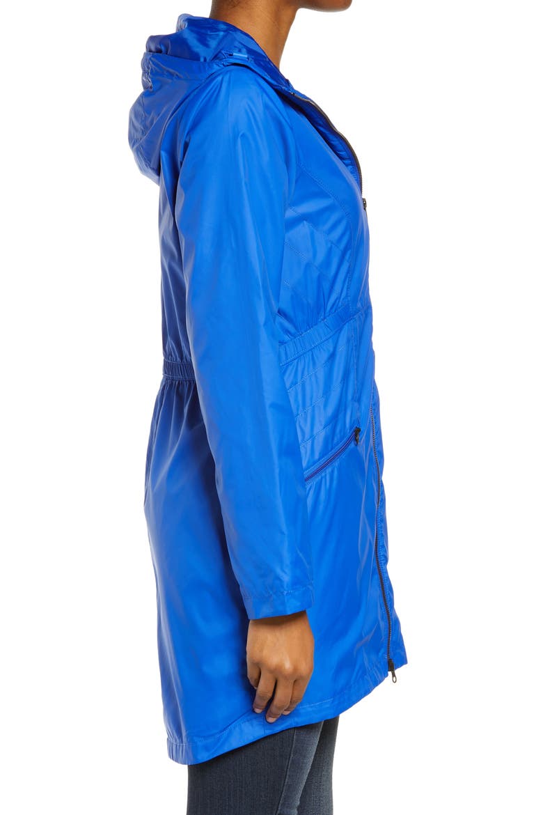 Rissy 2 Hooded Water Repellent Raincoat, Alternate, color, TNF BLUE