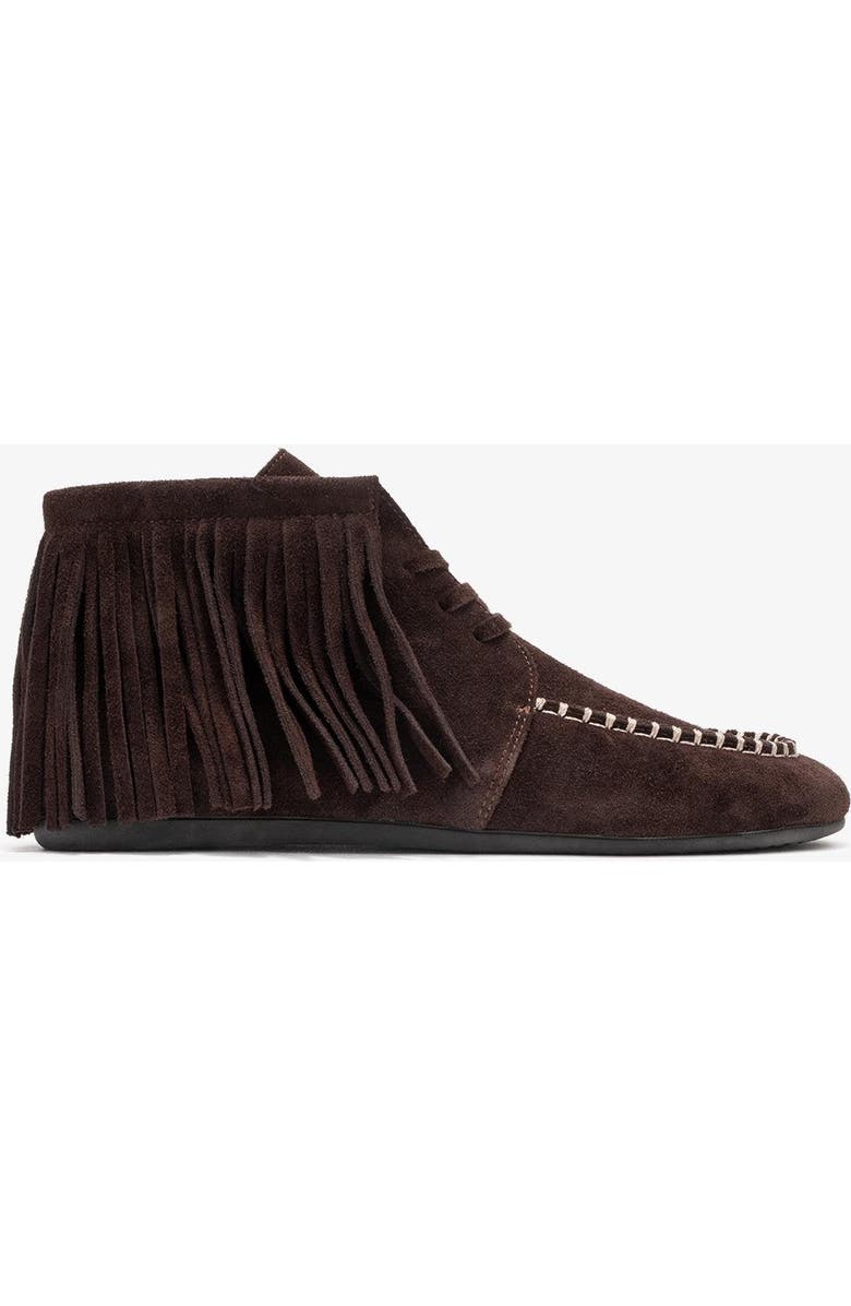 Forever
Always Shoes Raux Leather Ankle Boot, Alternate, color, Brown Suede Leather