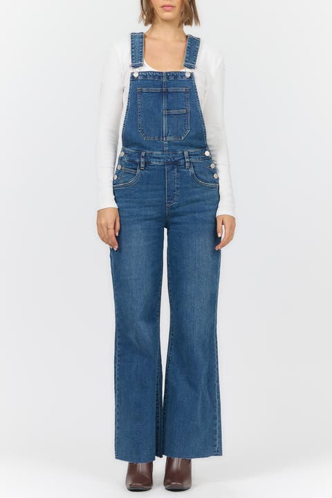 Fiona Denim Overalls Jeans