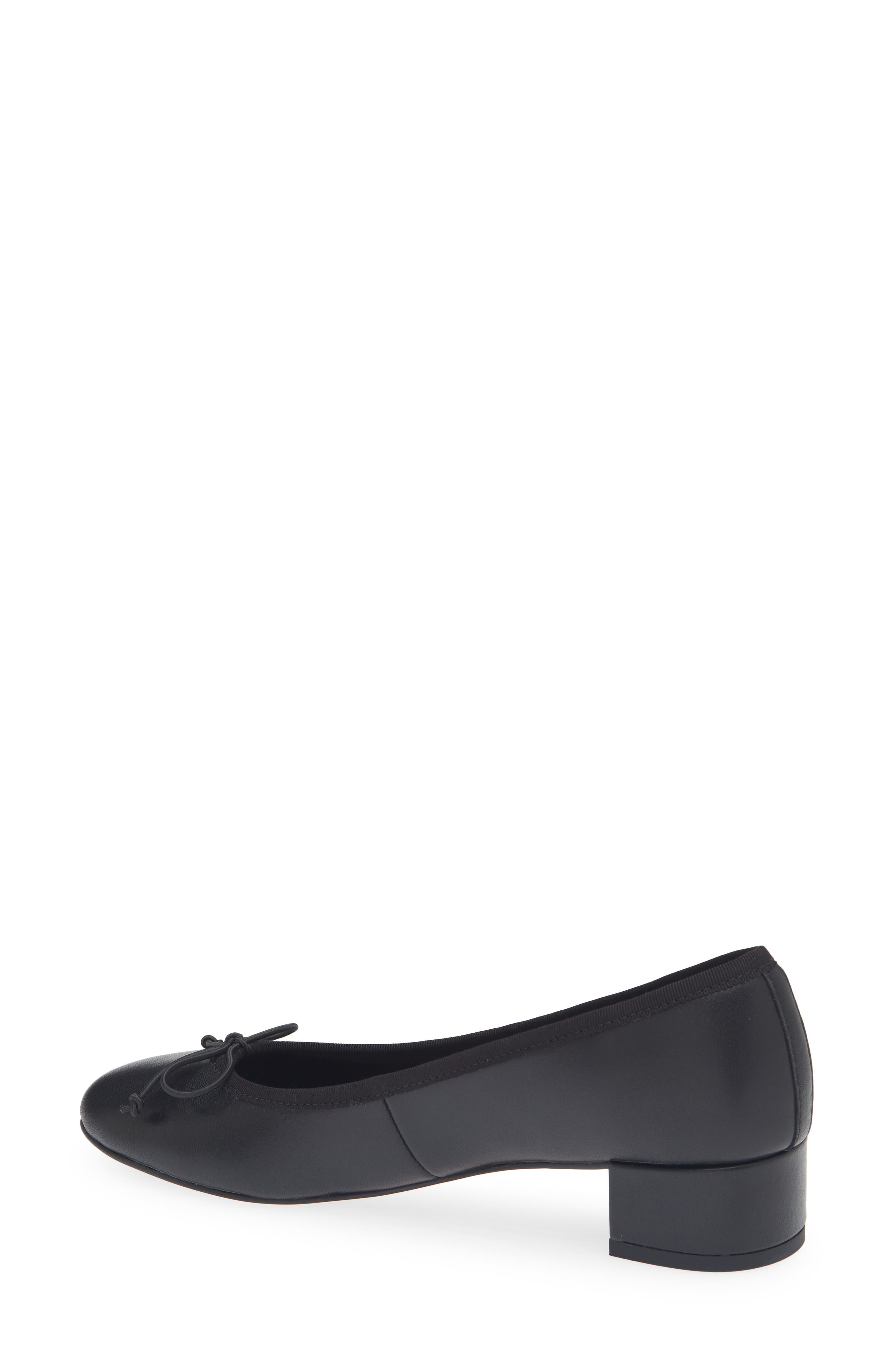 Maddi Block Heel Pump, Alternate, color, BLACK NAPPA