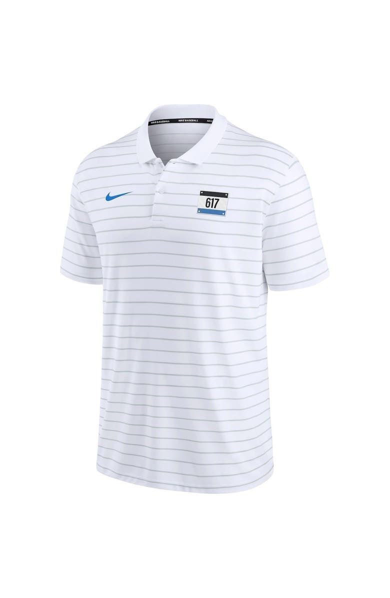 Nike Men's Nike White Boston Red Sox Authentic Collection 2021/22 City Connect Franchise Performance Polo, Alternate, color, 