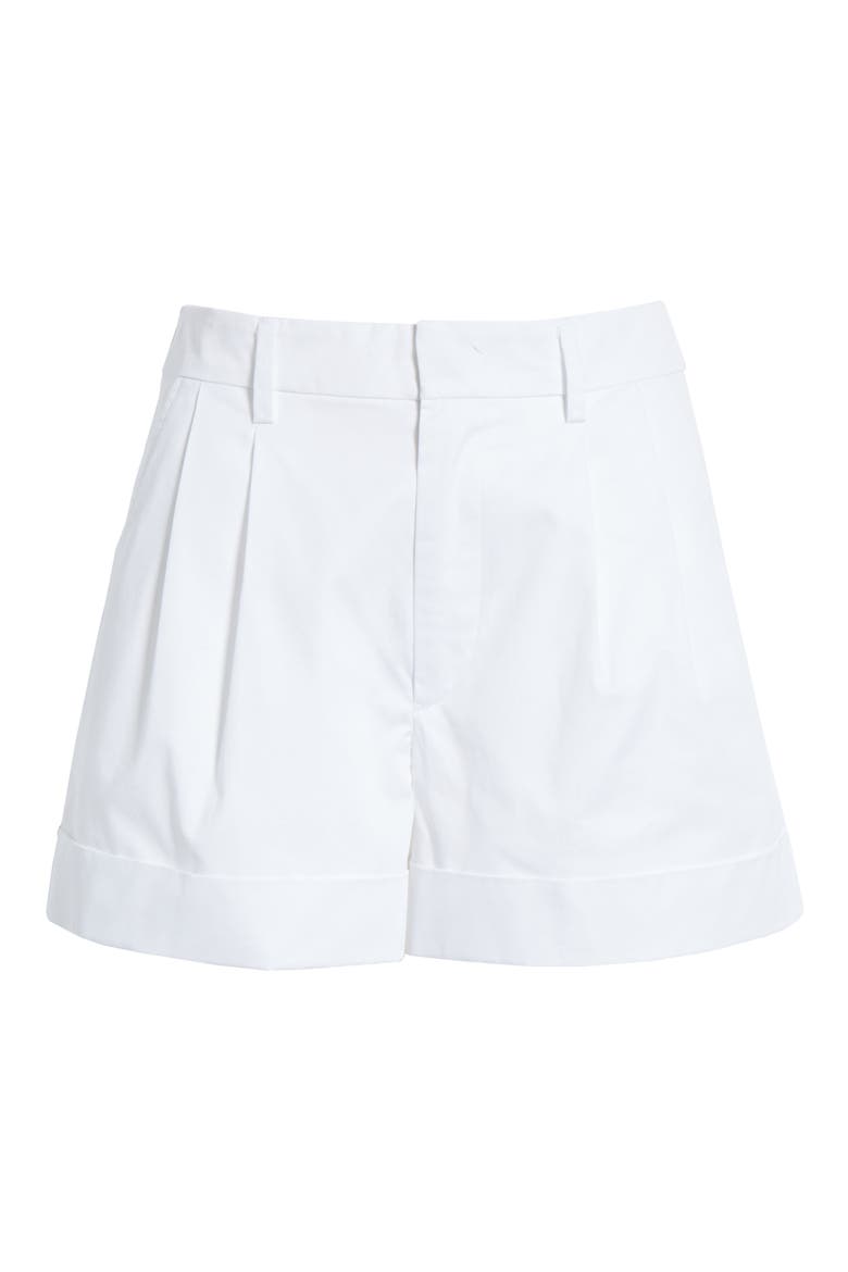 Olbia Cotton Shorts, Alternate, color, WHITE