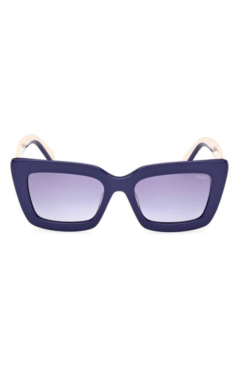 54mm Square Sunglasses