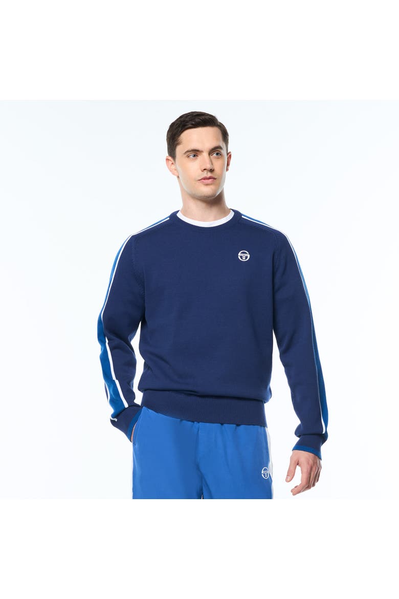 Fico Crew Long Sleeve, Main, color, BEACON BLUE