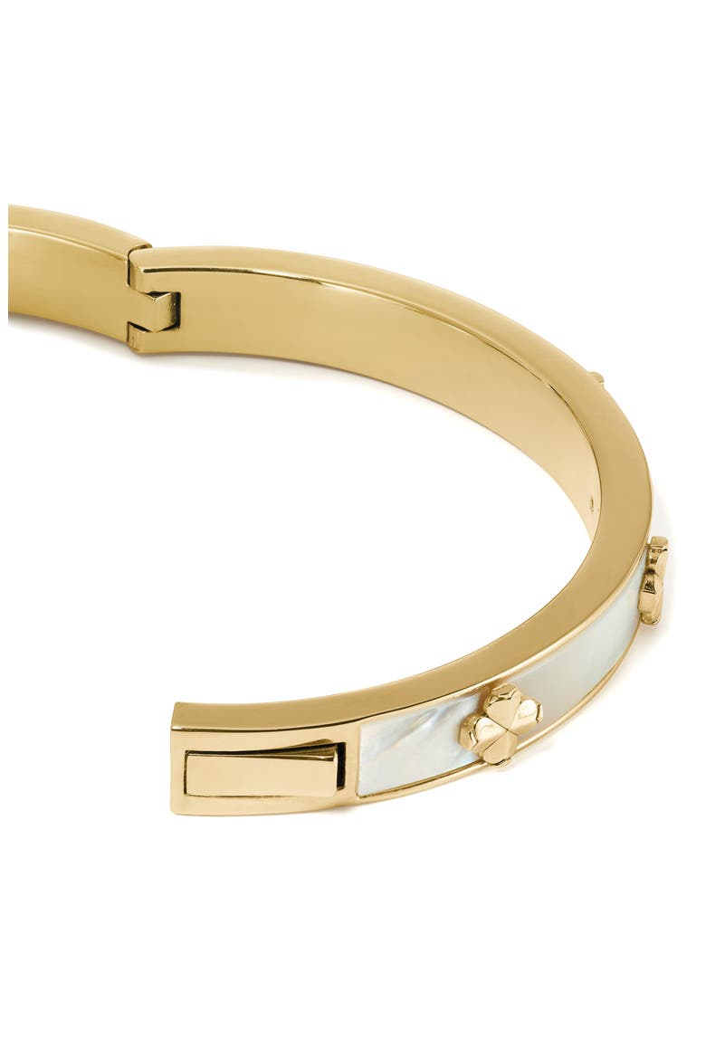 Mother of Pearl Hinged Bangle, Alternate, color, MOTHER OF PEARL
